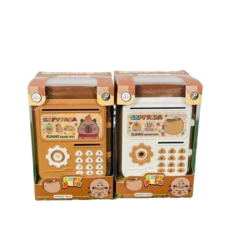 Money Box With Fingerprint Piggy Bank Electronic Atm Savings Box For Coins Cash Safe Large Coin Bank Password Lock For Children