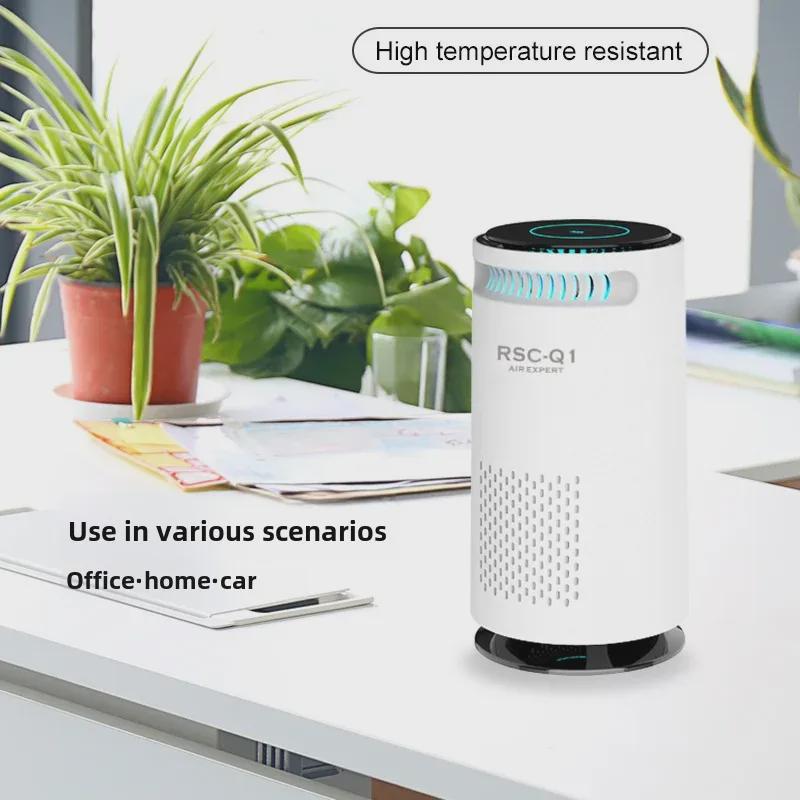 Portable Desktop Air Purifier: Negative Ion Smoke & Dust Remover