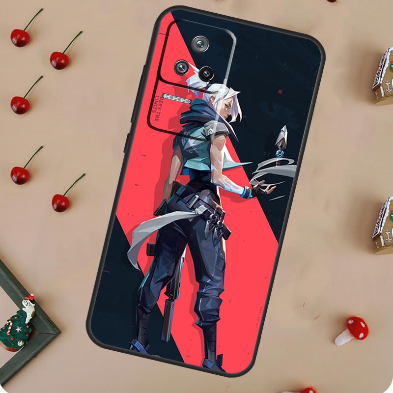 Valorant Game Case For Xiaomi 17 Pro Max 15 14 Ultra 13T 14T 15T Pro POCO F8 F7 F5 F6 X3 X5 X6 X7 Pro Cover
