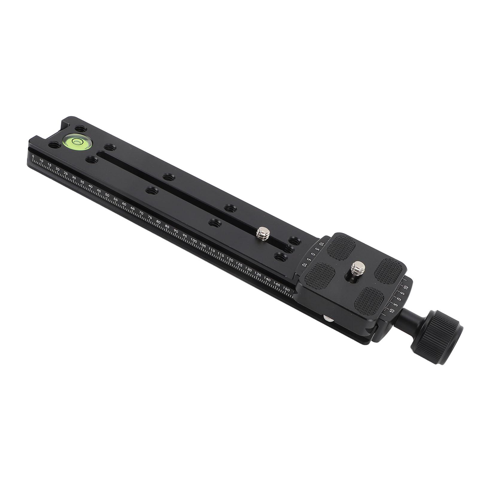 

Rail Nodal Slide Clamp Aluminum 1 4inch Screw Scale Level for Arca Nodal Slide Quick Release Clamp for Ball Heads
