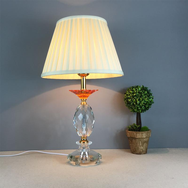 Round Lampshade Fabric Pleated E27 Table Lamp Shade Bedside Floor Lampshade Home Office Desk Decor Lighting Accessories