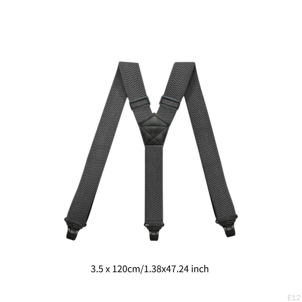 Hidden Suspenders for Belt Loops under Clothes 3 Clips Suspender