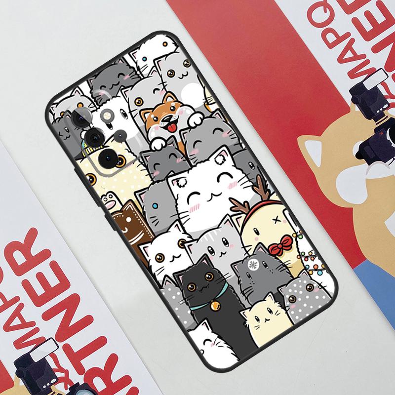 Funny cute cats Case For Samsung Galaxy A53 A16 A26 A36 A56 A55 A35 A15 A52 A32 A12 A33 A13 A14 A34 A54 A17