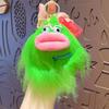 Cool Long Braid Plush Doll Keychain Cartoon Car Bag Pendant Cute Gift