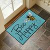 Happy Mood Doormat Cute Bee Carpet Welcome Mat Rug For Bedroom Carpet For Live Room  Outdoor Carpet Home Decor