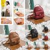 Stylish Girls' Pu Leather Travel Backpack Handbag With Adjustable Shoulder Straps