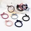 6pcs/set Solid Color Twist Rubber Band Basic Simple Elastic Headband For Thick Hair Girl Women Hair Accessories Scrunchie Holder