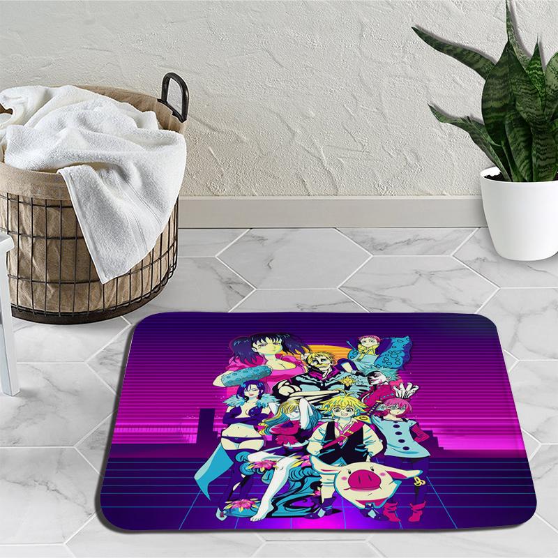 Covorul The Seven Deadly Sins desen animat sufragerie dormitor covor balcon baie covor antiderapant covor exterior cadou de zi