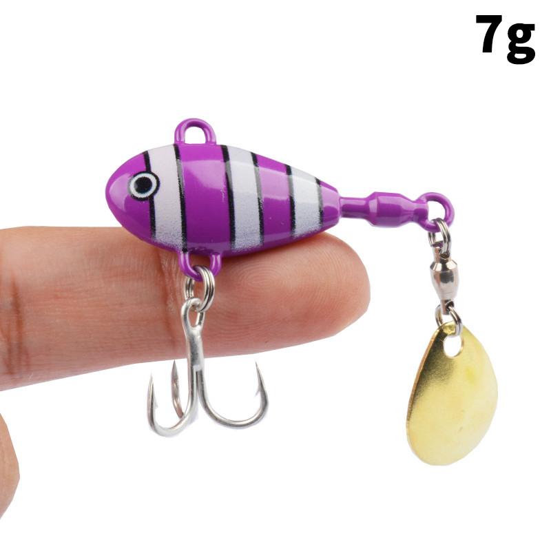 Durable 3D Printed Zinc Alloy Fishing Lures With 360 Degree Rotating Glitter Perfect For Freshwater Saltwater Fishing