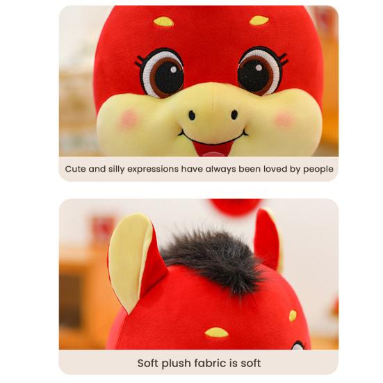 2026 Year of The Horse Stuffed Animal Plush Doll Chinese New Year Zodiac Horse