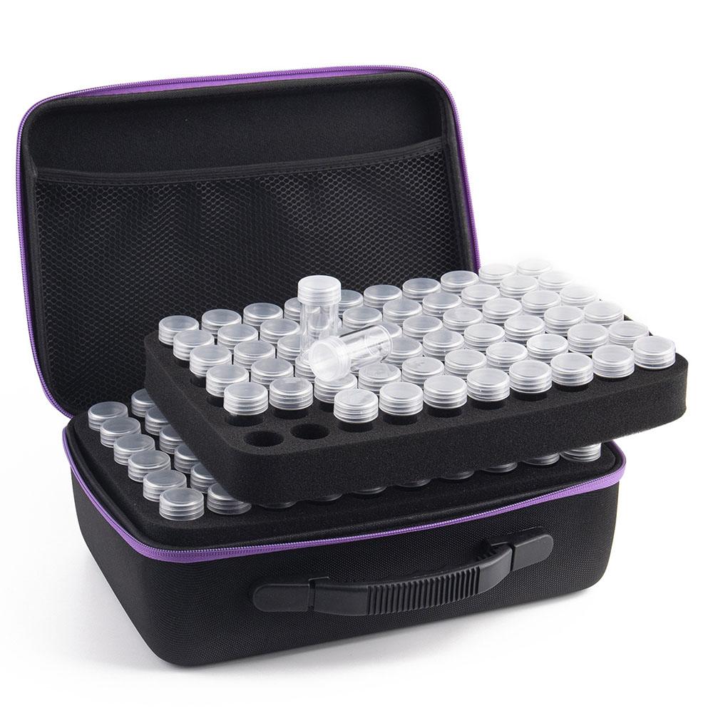 30/60/120/240 Jars DIY Diamond Painting Multifunctional Storage Box, Nail Art Jewelry Rhinestone Mosaic Storage Container