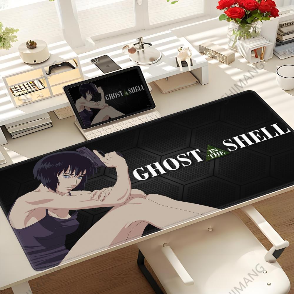 GGhost In the Shell Mouse Pad Nonslip Thickened MousePad Large Writing Lockedge Office Student Gaming Cushion