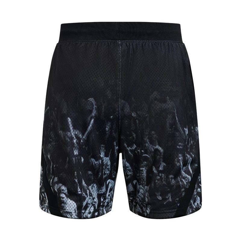 Under Armour Curry Series SS25 Fashionable Versatile Knitted Basketball Lace-Up Shorts Men Shorts Black 6000784-001