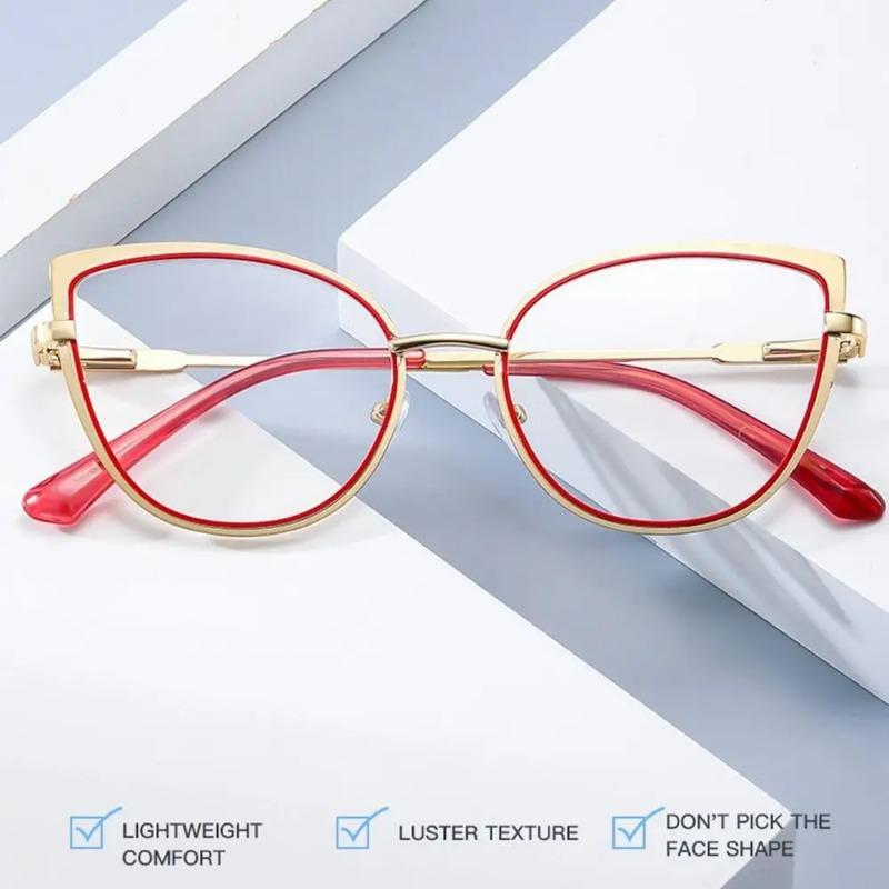 Damen Blaulichtfilter Katzenaugenbrille Optische Brille Brille Optische Brille Computerbrille Augenschutz Brille