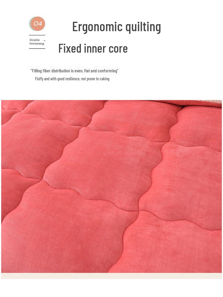 Double-Sided Lambswool Fleece Quilt for Winter, Spring & Autumn - Cozy Single & Double Bedding