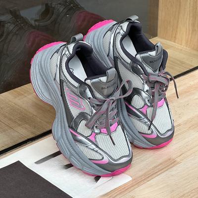Women's Fashion Pop Shoes All-Match Breathable Thick Bottom Height Increase Comfortable Casual Sports Shoes for Daily