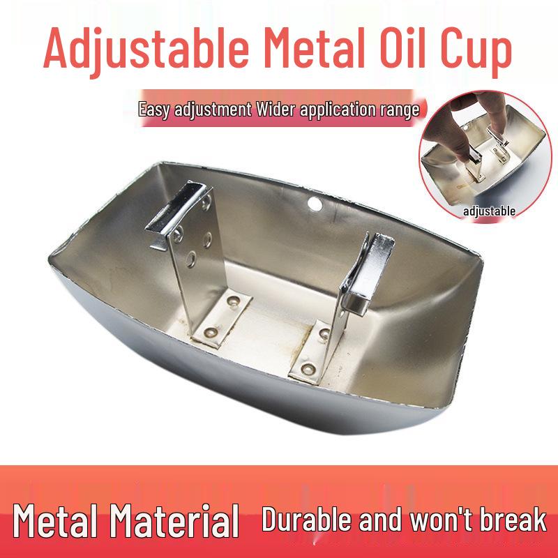 

European-Style Adjustable Metal Oil Collection Cup for Range Hoods