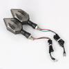 Motorcycle LED Two-color Turn Signal Lamp Turn Signal Light with Arrow Turning Direction Light Motorcycle Indicators Accessories