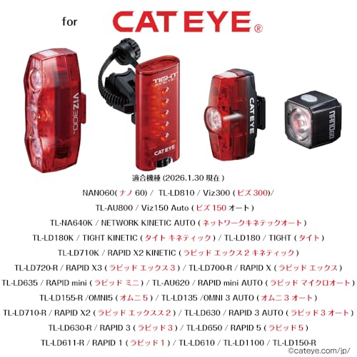 RecMount Seatpost Dial-Mount Safety Light Mount for CatEye Taillights [SeatPost2-CATTail] Easy Installation, High Mounting Strength, Multi-Shape Compa