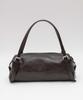 Rolarola Faux Leather Buckle Shoulder Bag Brown