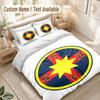 Steaua Bucure Ti Bedding Set, 1 Duvet Cover & 2 Pillowcases Soft Comfortable Bedroom Home Textile Decor