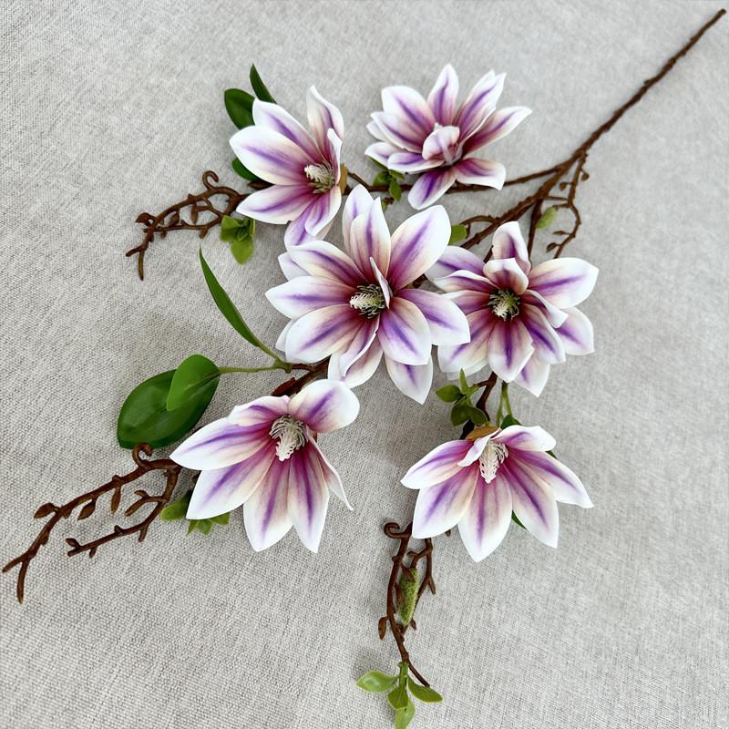 Plants Simulated Magnolia Wedding Hotel Restaurant Decoration Ornament Desktop