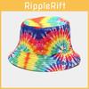 Tie-Dye Fischerhut mit beidseitigem Design für Sommer-Outdoor-Aktivitäten