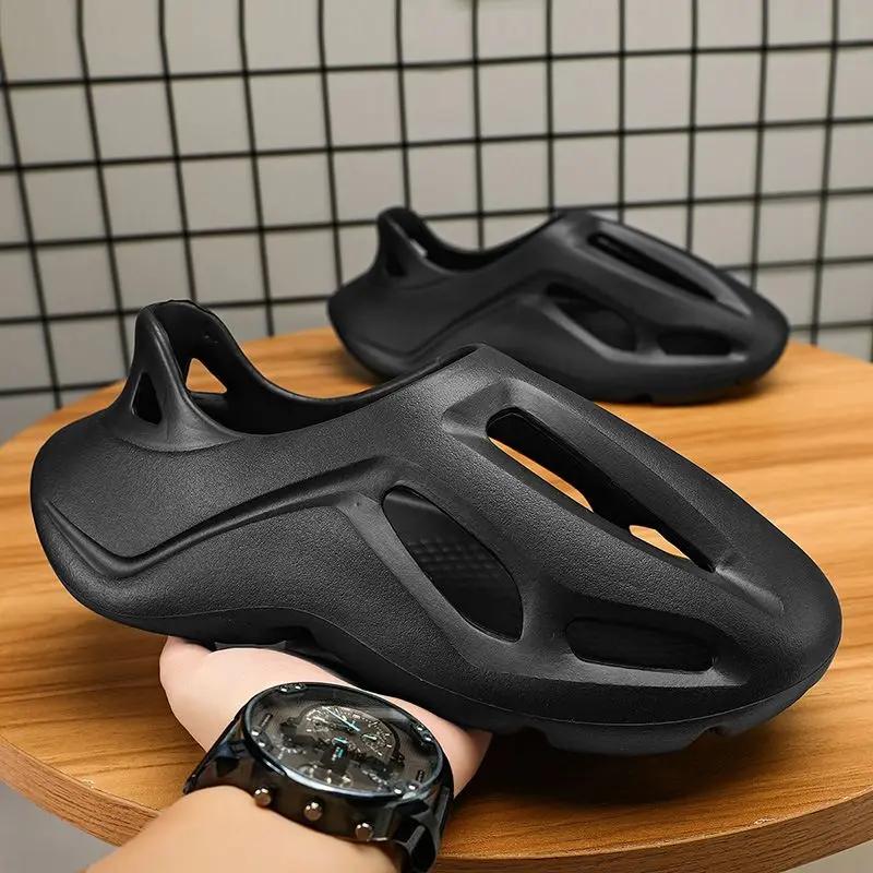 Fashion Hollowing Male Shoe Couple Color Summer 2025 Number 41 Wholesale Clearance Sale Big Size New Fashion Luxury H Eva Men's Sandal