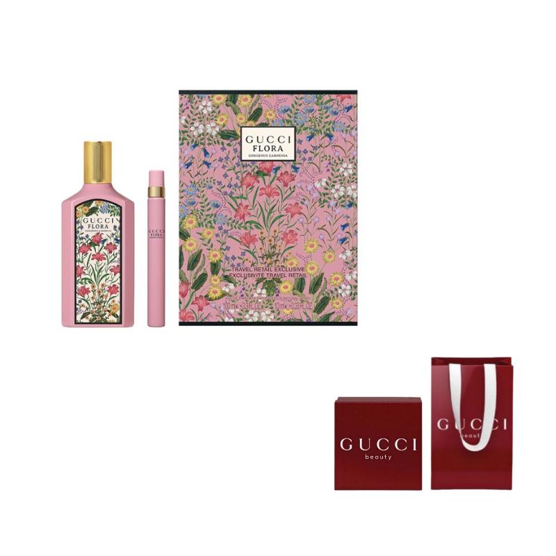 Gucci Dreamy Gardenia, Women's Perfume Sets Eau De Parfum EDP Oriental Floral Scent 100ml+10ml Birthday Gift