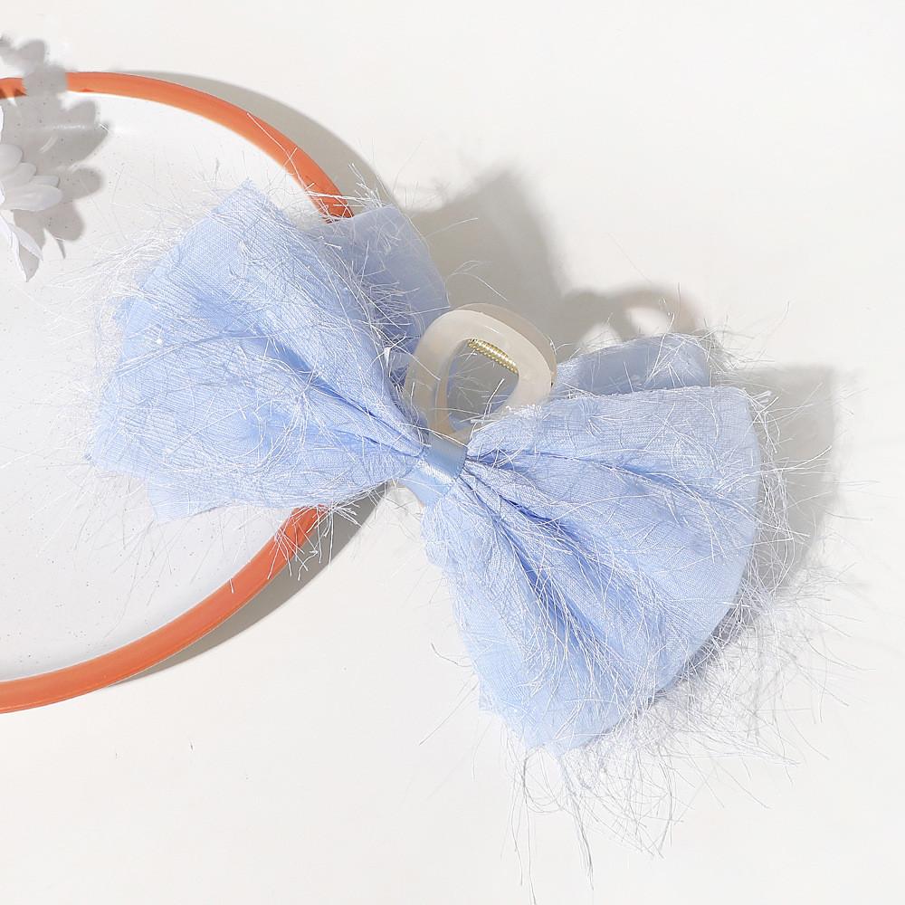 Double Sided Bow-Knot Grab Clip Hairpins Big Size Bow Velvet Hair Claws Korean Hair Clip Hair Style Accessories Fashion Barrette