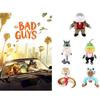 The Bad Guys Plush Toy Collection Featuring Mr. Wolf Ms. Tarantula Mr. Snake Mr. Piranha And More!