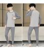 Men's Cotton Antibacterial Thermal Underwear Set for Youth - Autumn/Winter