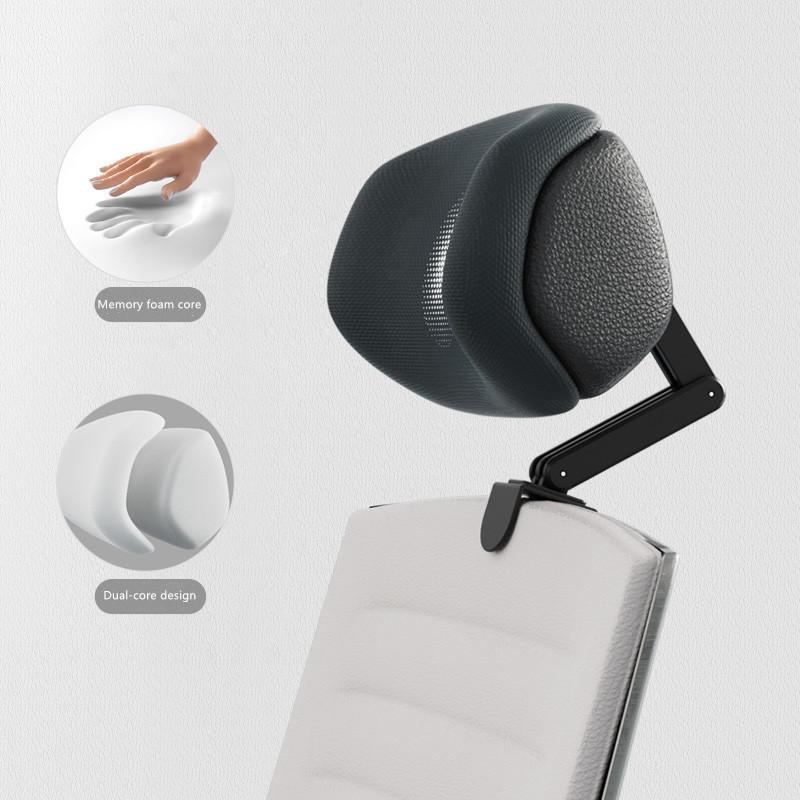 Upgraded Memory Foam Headrest Attachment For Office Chair Adjustable Height Angle Elastic Head Pillow Neck Support Rest Cushion