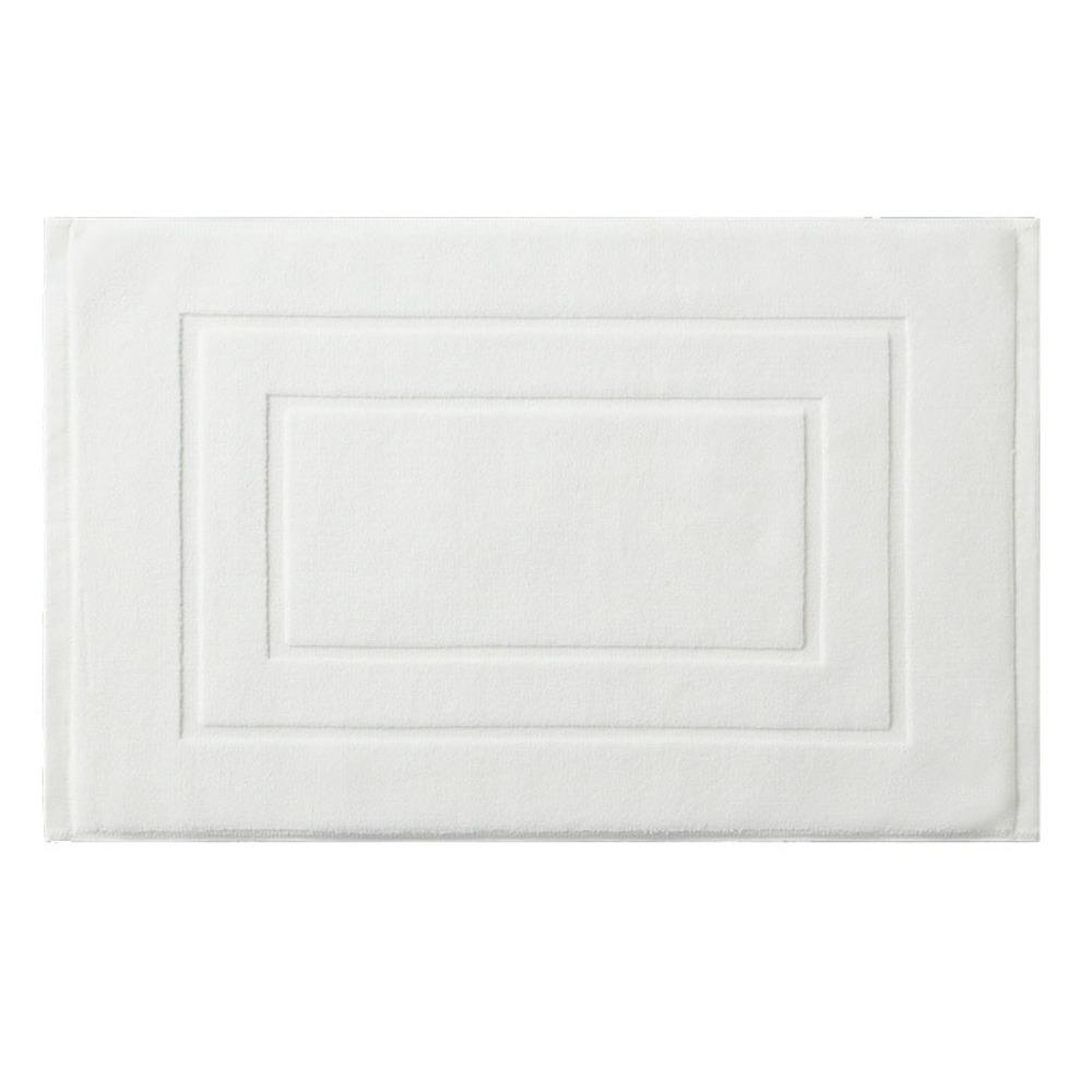 

Новый дверной коврик 50*80 см, водопоглощающий, впитывающий напольный коврик-полотенце, утолщенный противоскользящий коврик, полотенце для ванной белый
