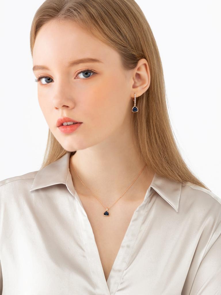 Luxury amethyst necklace ELBRNN160