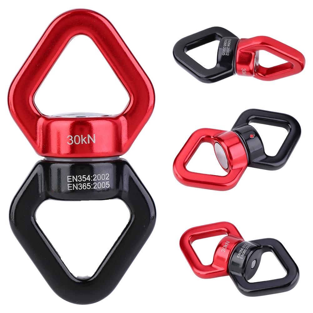 30KN Outdoor Rotational Device Safest Swing   Connector for Rock Climbing