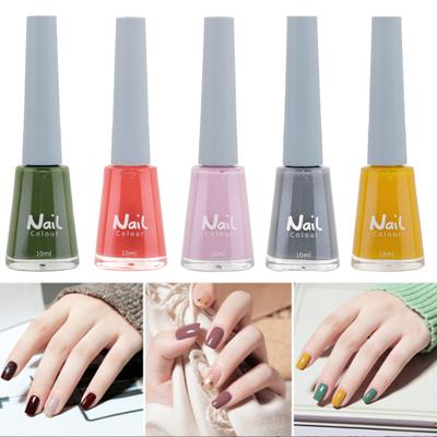 10ml Nagellackflüssigkeit Backfrei Ausgezeichnete Sättigung Nicht reizend Zart Nude Kirsche Gel für Frauen