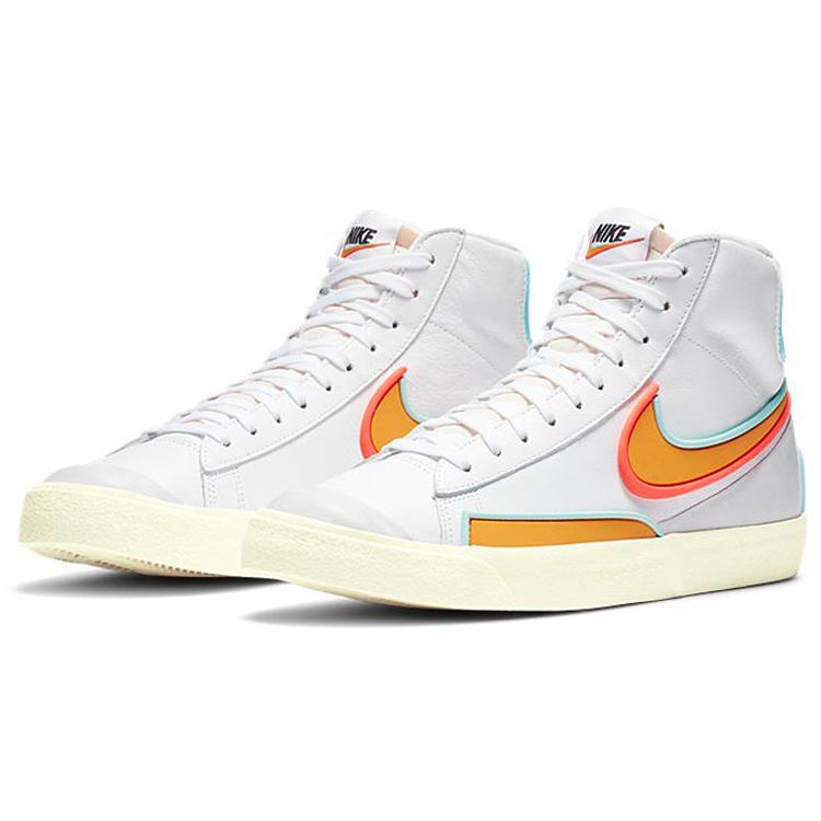 New Nike Blazer Mid Infinite White Kumquat DA7233-100