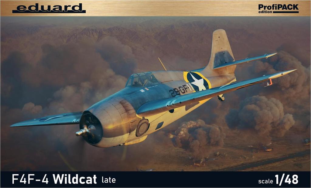 Eduard ProfiPak American Late Production Model Kit EDU82203 1/48 F4F-4