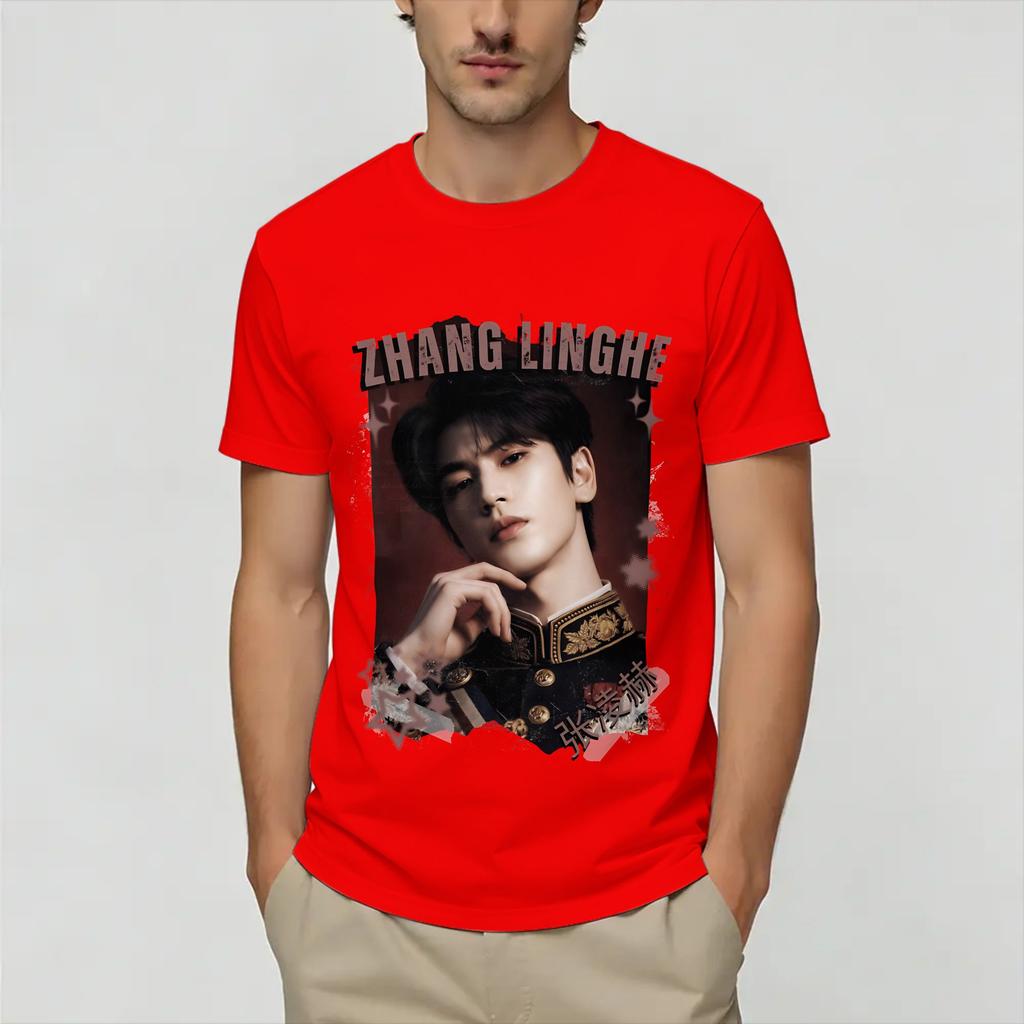 Zhang Linghe TShirt Summer Cotton T Shirts For Adult Harajuku Casual Tshirt ShortSleeve Street Style Clothing