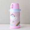 Doshisha Kids' 2-Way Water Bottle, 600ml, Unicorn Pink
