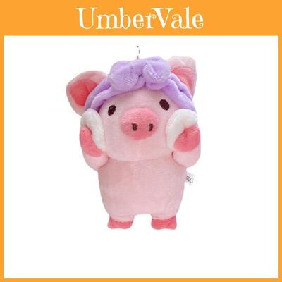Creative Plush Face Washing Pig Keychain With Soft Cotton For Kids And Collectors