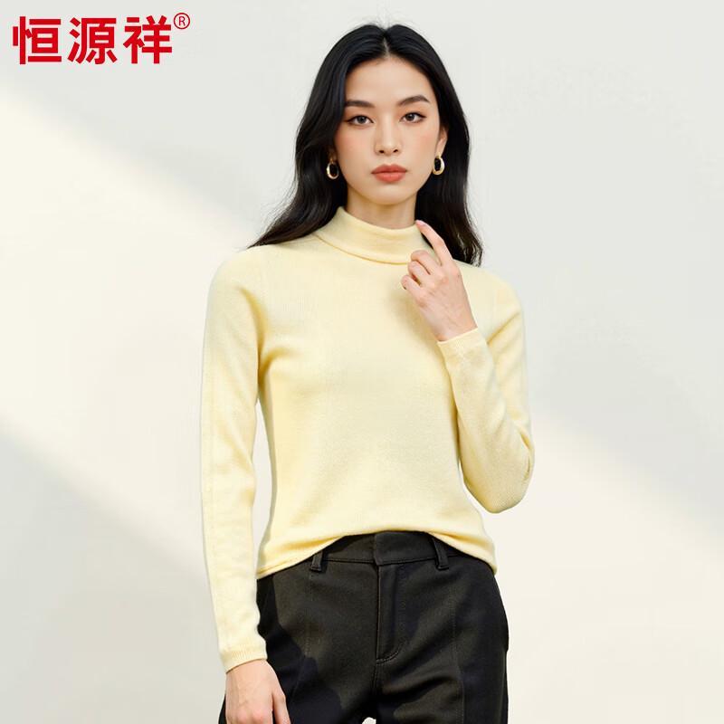 

Hengyuanxiang Women s 100% Cashmere Turtleneck Sweater XL (132-154 lbs)