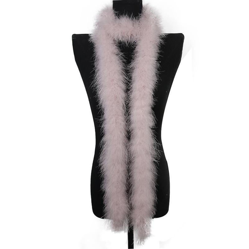 Thickened Encrypted Large Turkey Feather Strips Colored Top Scarves Stage Performance Costume Accessories