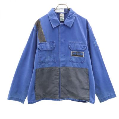 HBSCHOTZ 80s Reflector Eurowork Vintage Chaqueta de trabajo 56 azul Hombres Usada