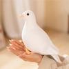 Nuovo realistico uccello peluche giocattoli simulazione bianco verde piccione adorabile gazza peluche bambola animale fotografia puntelli arredamento casa regali