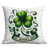 St. Patrick's Irish Day Kissenbezüge Dreiblatt Sofa Kissenbezüge Festliche Deko