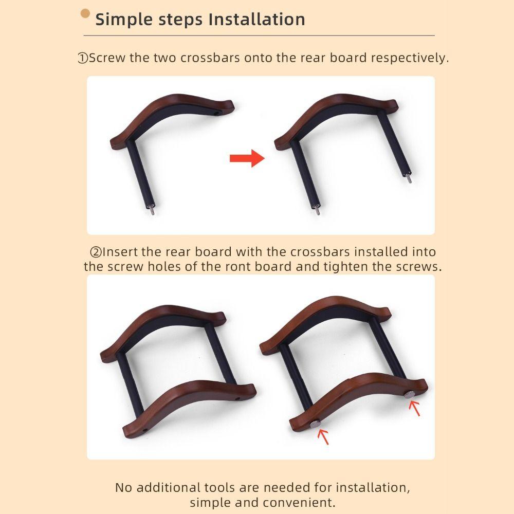 Stable Guitar Support Stand Wooden Ukuleles Bracket Electric Guitar Storage Rack  Electric Bass