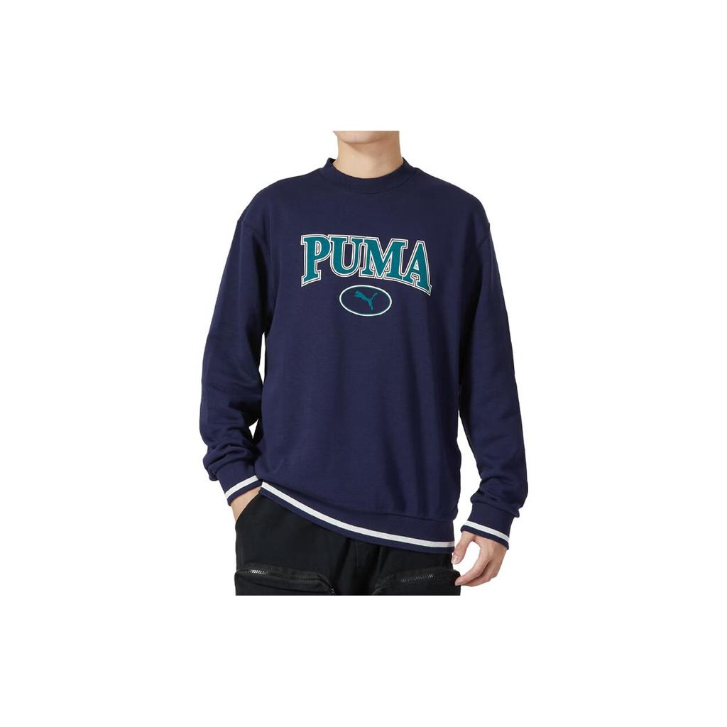 New PUMA Sweatshirt Men's Navy Blue 678422-06