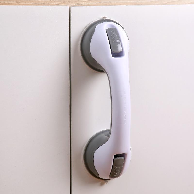 Punch-Free Non-Slip Bathroom Safety Handle for Elderly with Strong Suction Cup